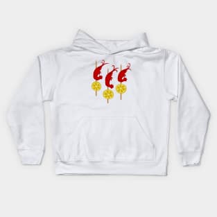 Prawn Brochette Kids Hoodie